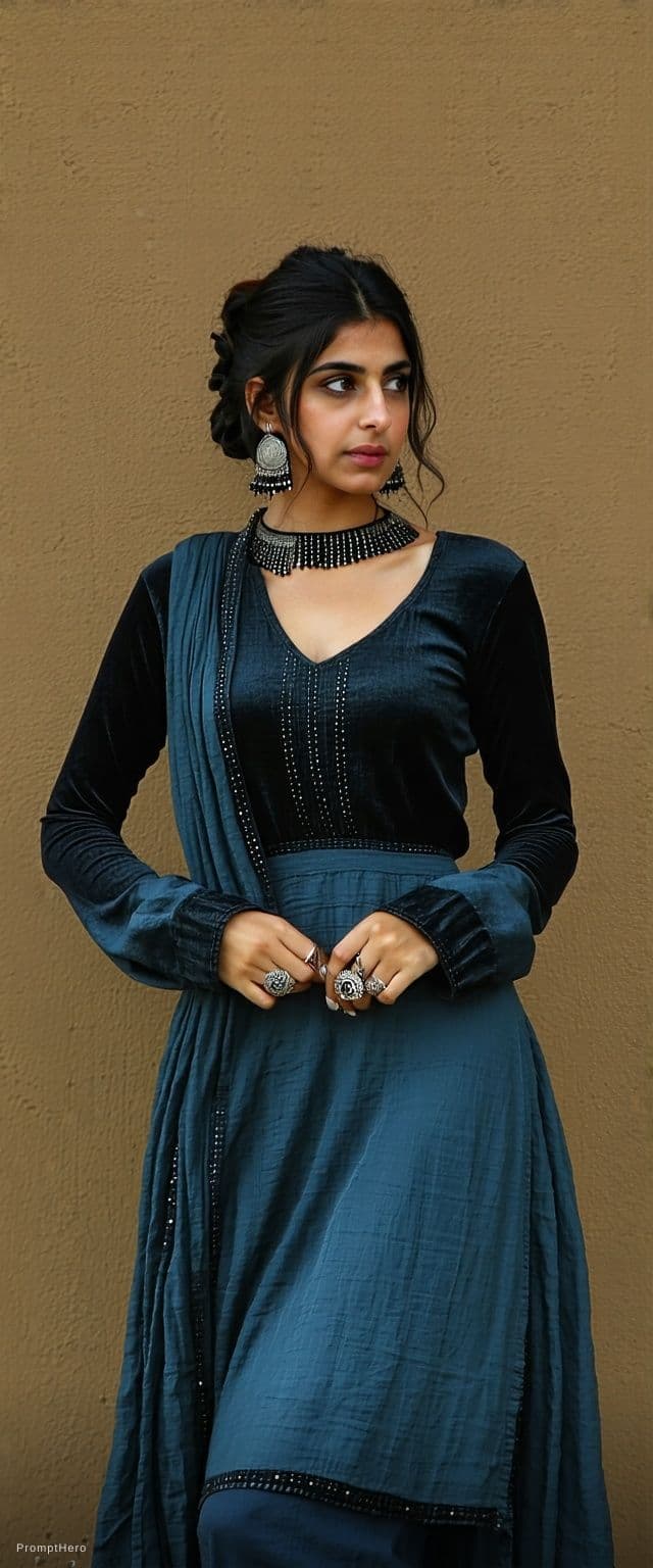 AI generated: Sexy indian style 