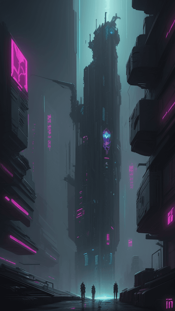 AI generated: detailed cyberpunk illustration
dark cyberpunk illustration
epic fantasy sci fi illustration
cyberpu...