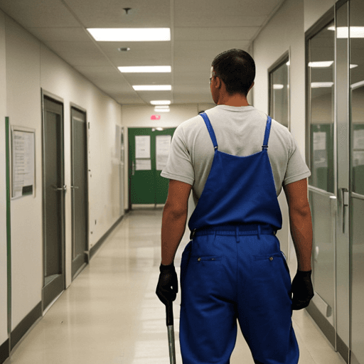 AI generated: The janitor at CSU