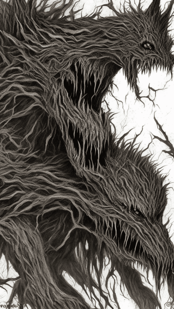 AI generated: Rougarou (or Loup Garou)

Description: A extreme nightmare version, highly detailed, advanced 3D tec...