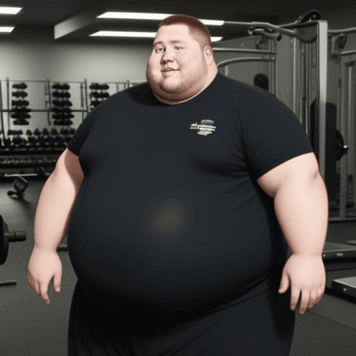 AI generated: Create a fat guy named Sebastian who always goes to the gym
