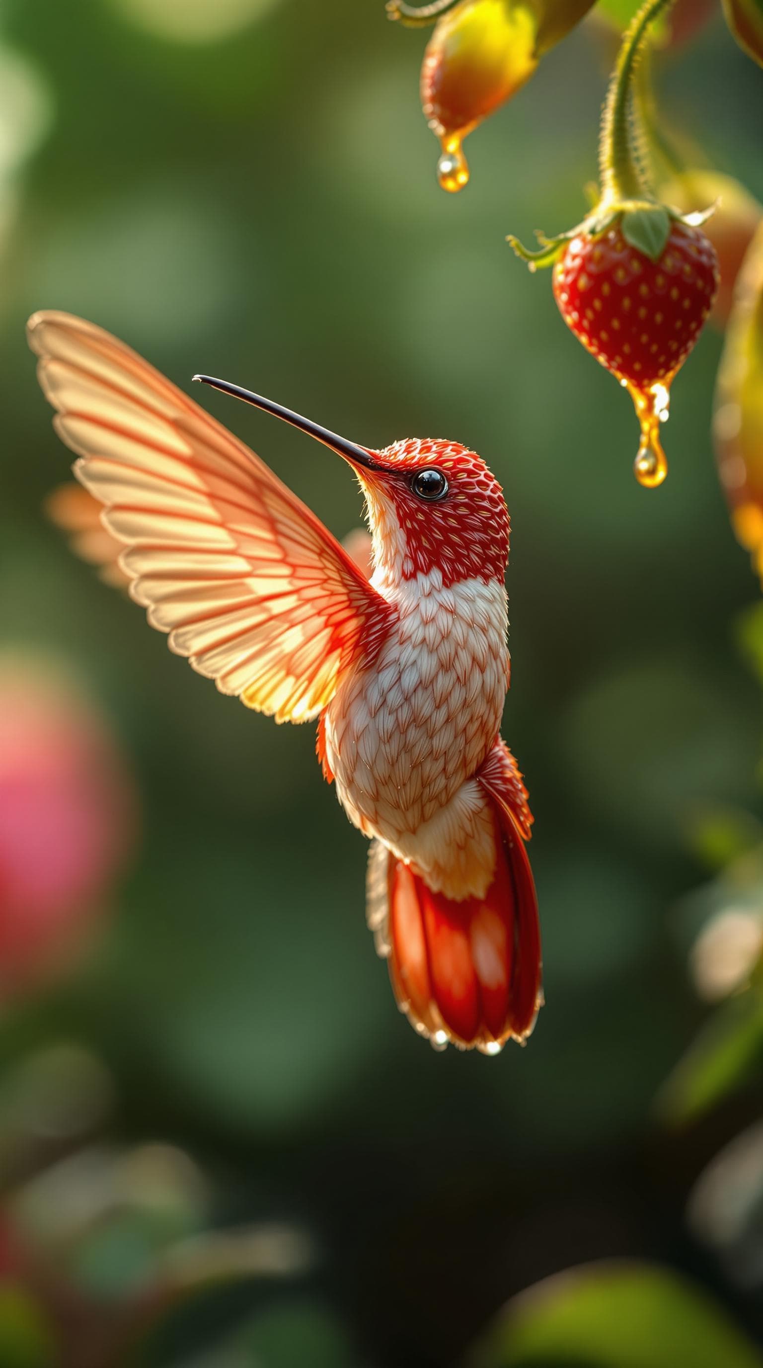 AI generated: (Masterpiece, best quality, ultra-realistic, 8K resolution:1.3), a hyper-detailed macro photograph o...