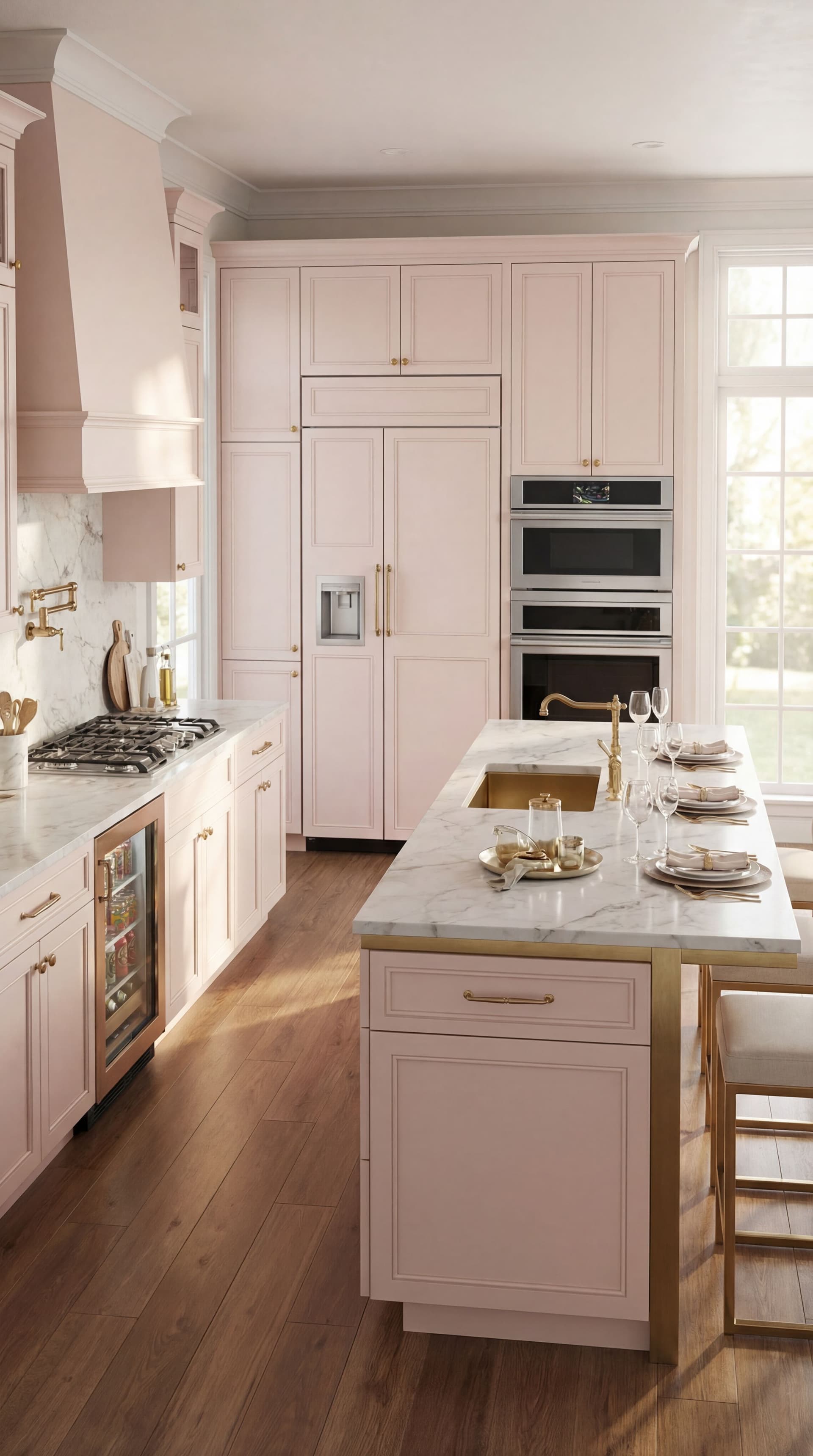 AI generated: 
Create a photorealistic lifestyle photograph of the appliance in a luxury kitchen environment. ligh...