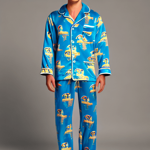 AI generated: Panam palmer, pajama