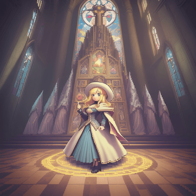 AI generated: low resolution, hyperdetailed pixel art, fantasy art, retro art, clean art, retro style, 100 mm lens...
