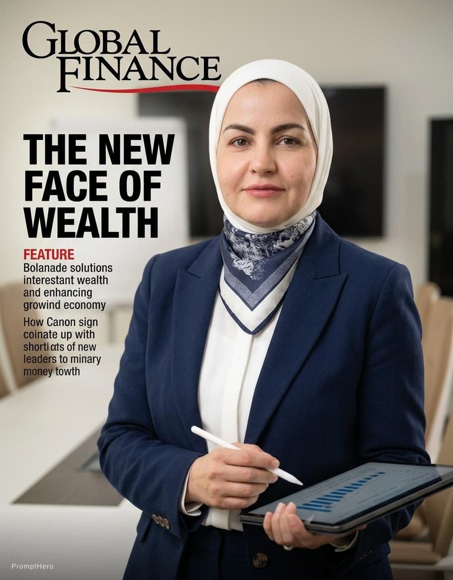 AI generated: Make me formal photo suitable for magazine cover for finance professionals 