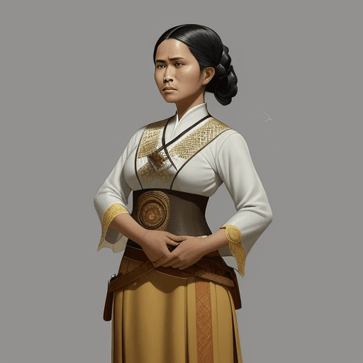 AI generated: Prompt: Illustrate Melchora Aquino, known as "Tandang Sora," the Mother of the Philippine Revolution...