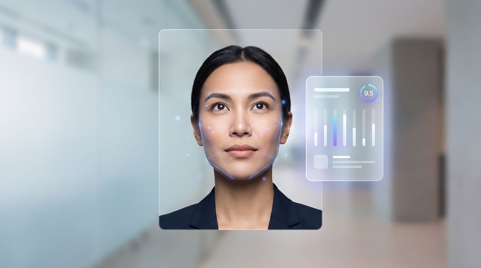 AI generated: Professional thumbnail showing AI evaluating a headshot.
Crisp portrait with confident posture and n...