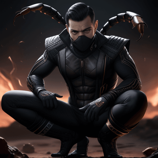 AI generated: Scorpion millionaire ,4 k , ultra HD 