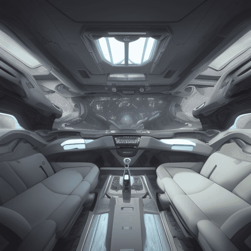 AI generated: INTERIOR, EXTREMELY FUTURISTIC, no one had ever seen before, hyper-detailed, hyper-intricate, actual...