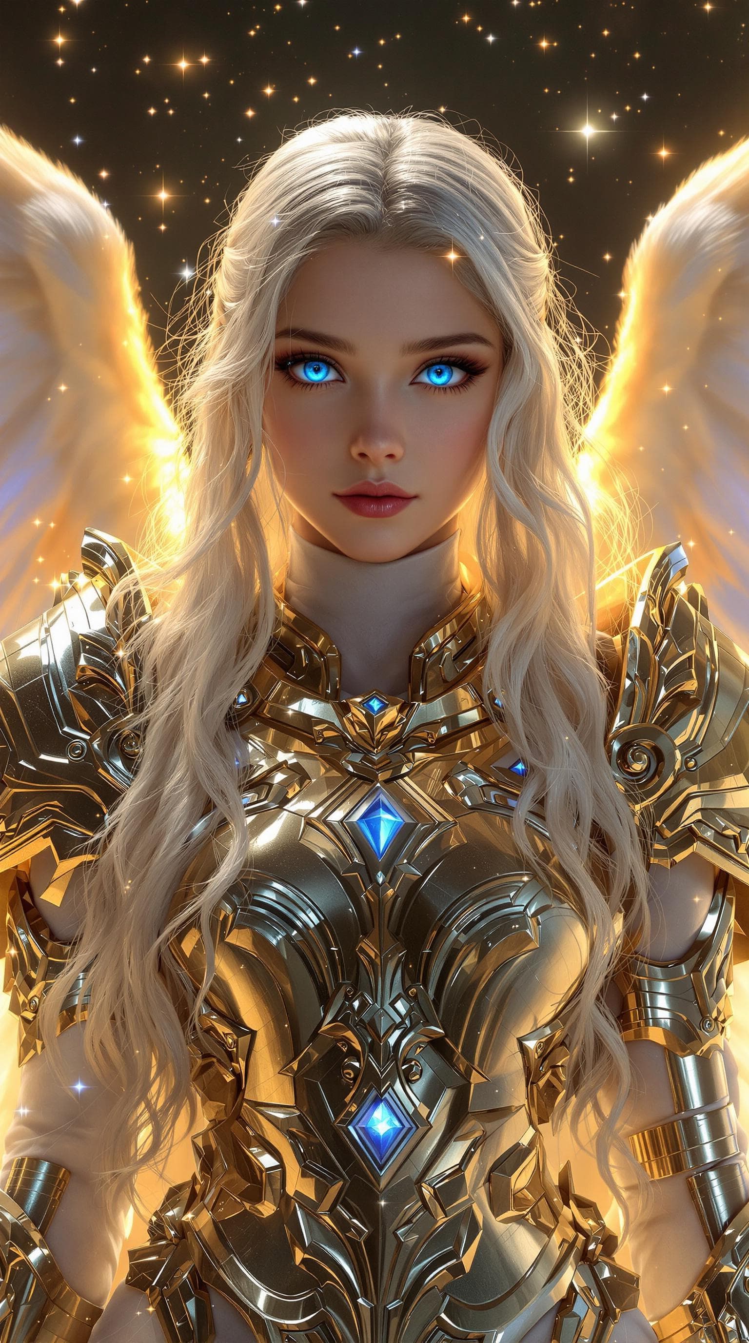 AI generated: a professional photo of a exceptionally of the most beautiful girl (age 13) in the world with platin...