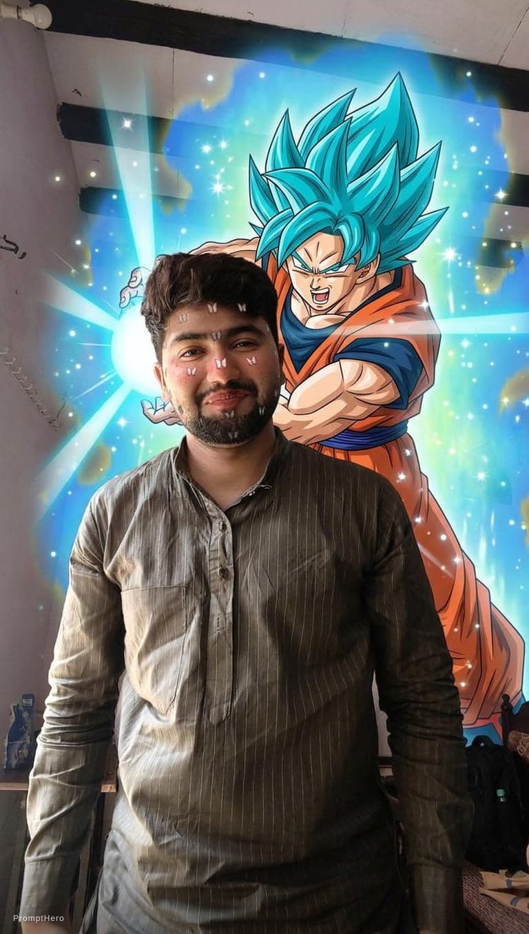 AI generated: @Son_goku wallpaper 