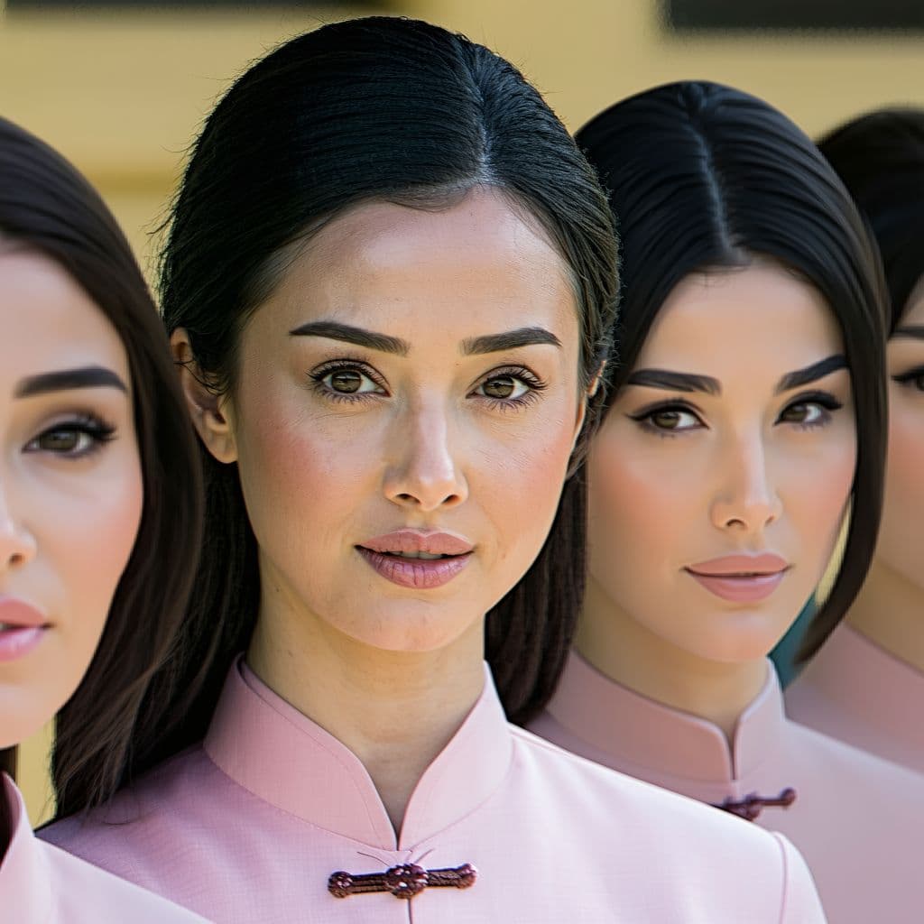 AI generated: asian women