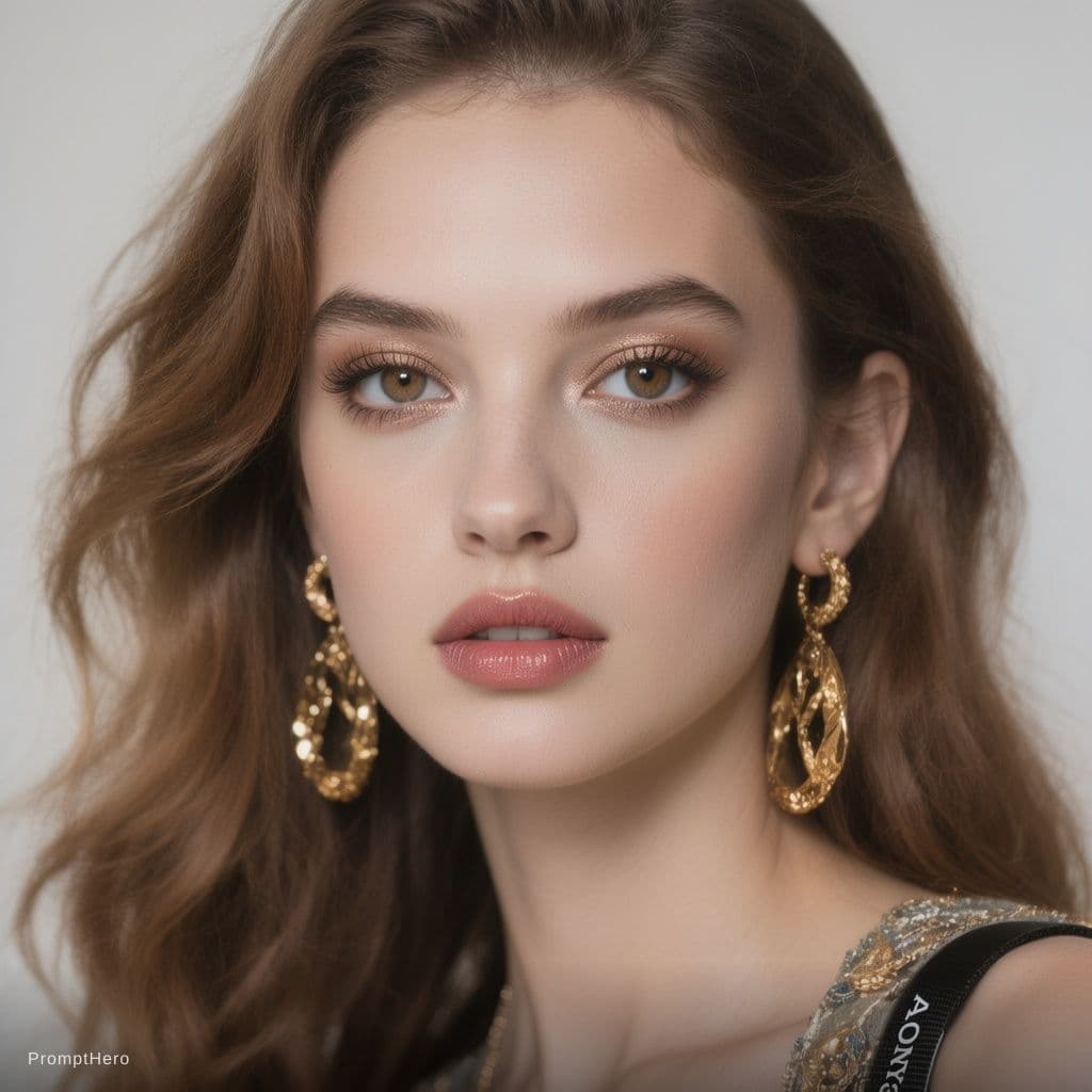 AI generated: close-up of a stunning fashion model, ultra-realistic, portrait, shot on a Sony A7III, high quality ...