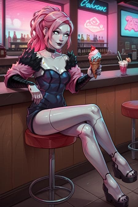 Lizzy Wizzy from Cyberpunk 2077 [Pony]