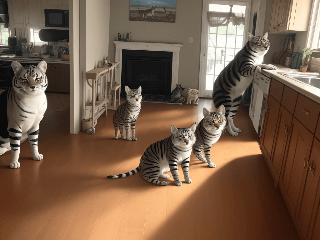 AI generated: House sitters, 8k, animals,