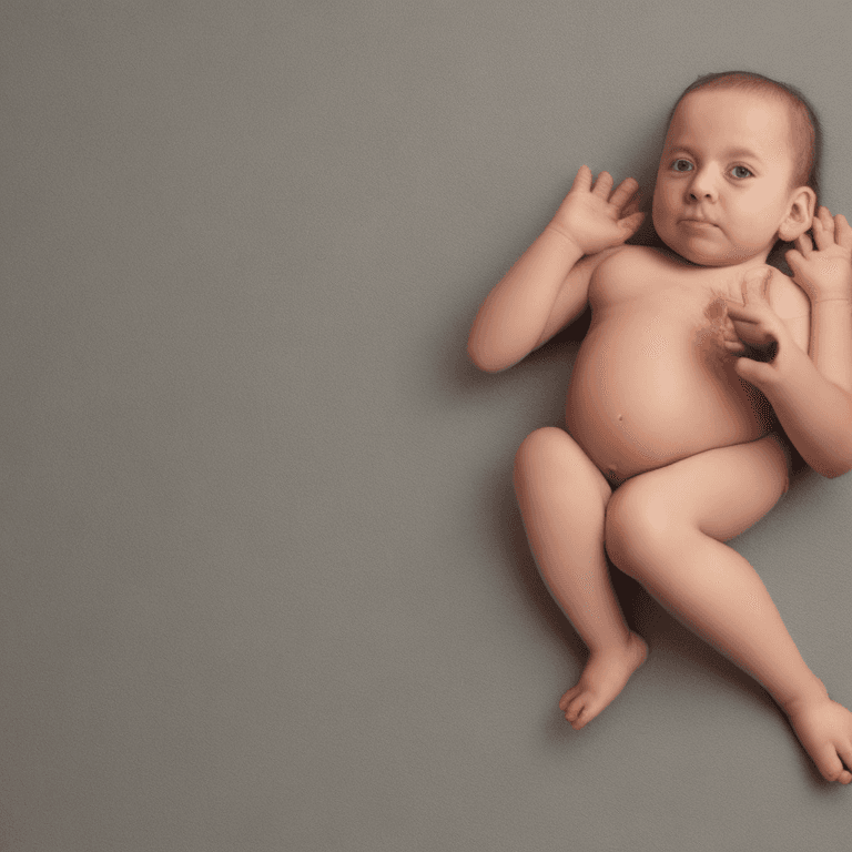 AI generated: naked pregnant teen girl giving birth to baby