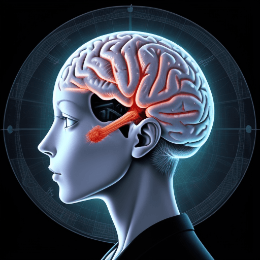 AI generated: 
Brain image, where the brain is attacked by airplanes