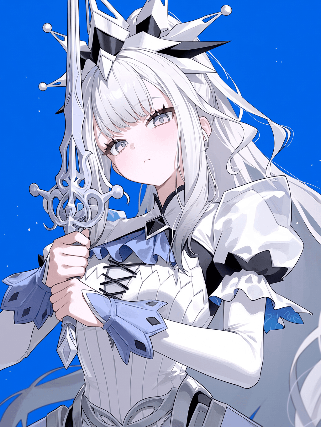 Yu-Gi-Oh! - M∀lice <Q> White Binder - (マリス＜クイーン＞ホワイト・バインダー) illu\PonyXL