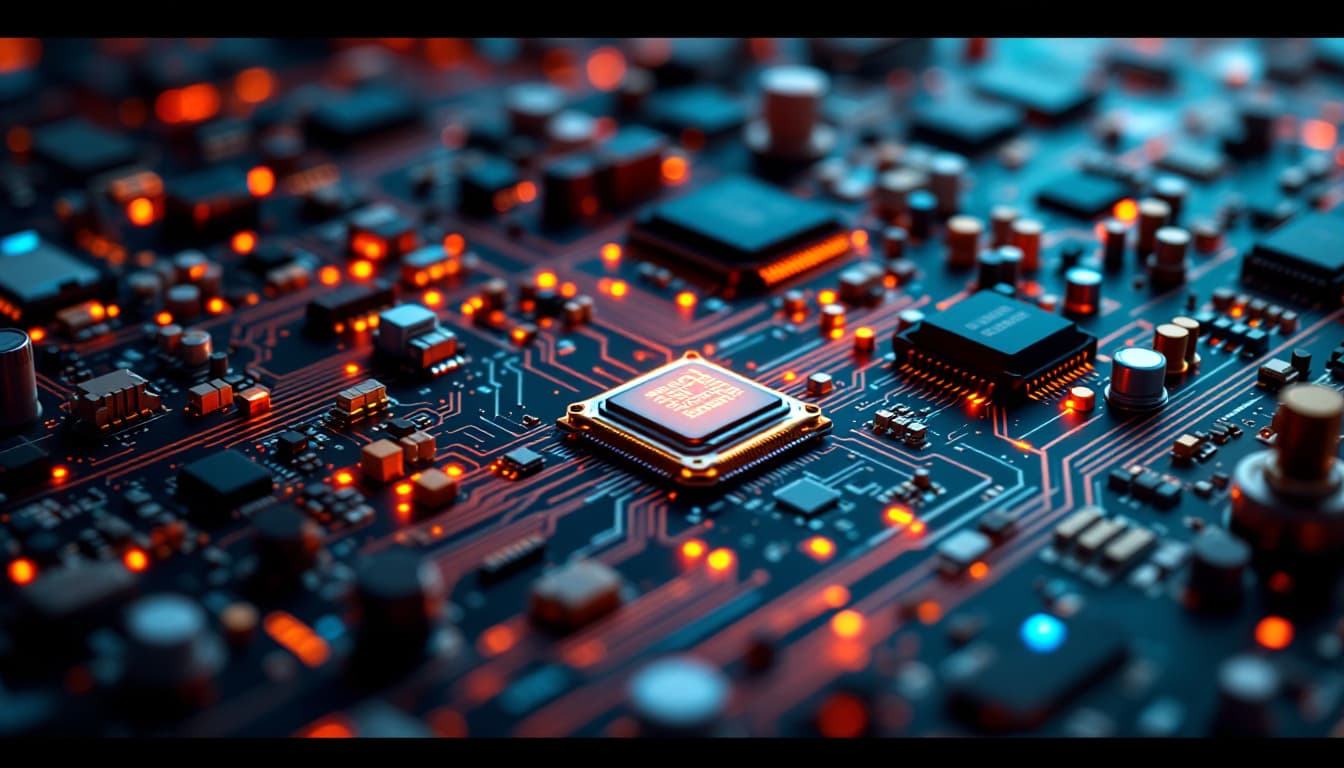 AI generated: avancered electronic circuits