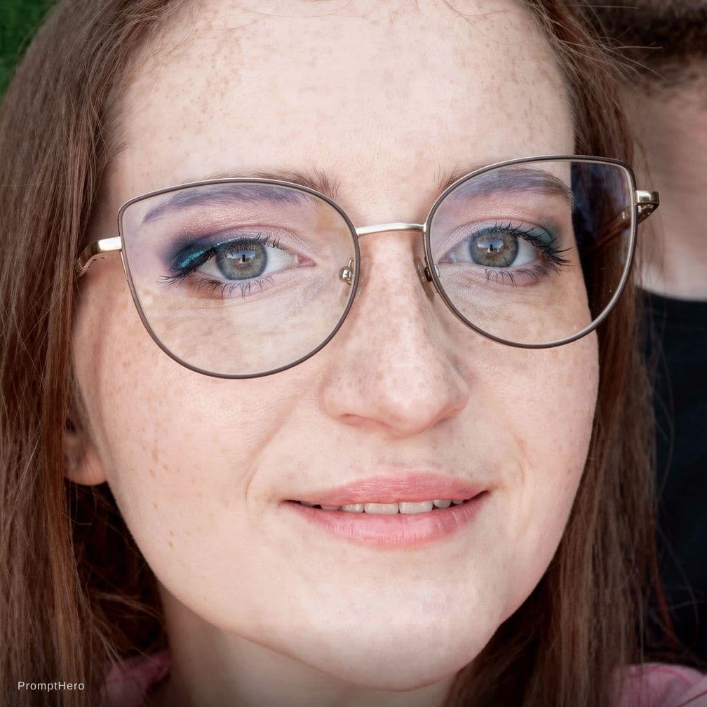 AI generated: Cum on her face