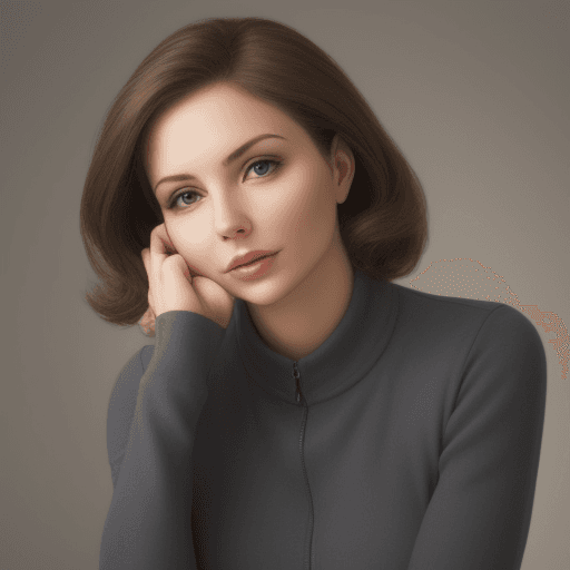 AI generated: intelligent woman