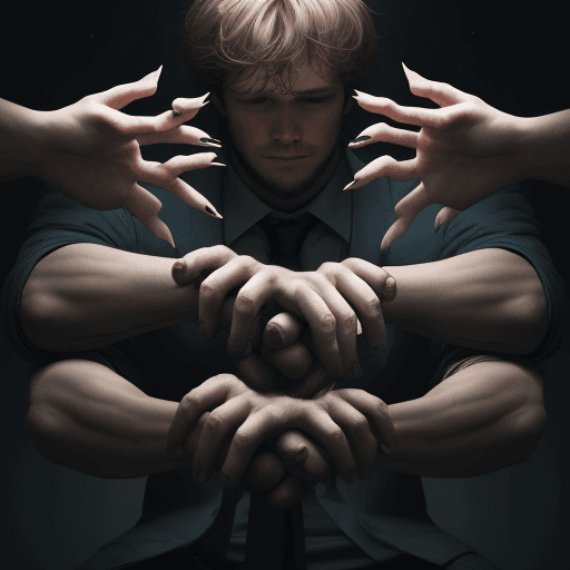 AI generated: The guy has a lot of hands. he does a lot of things at the same time