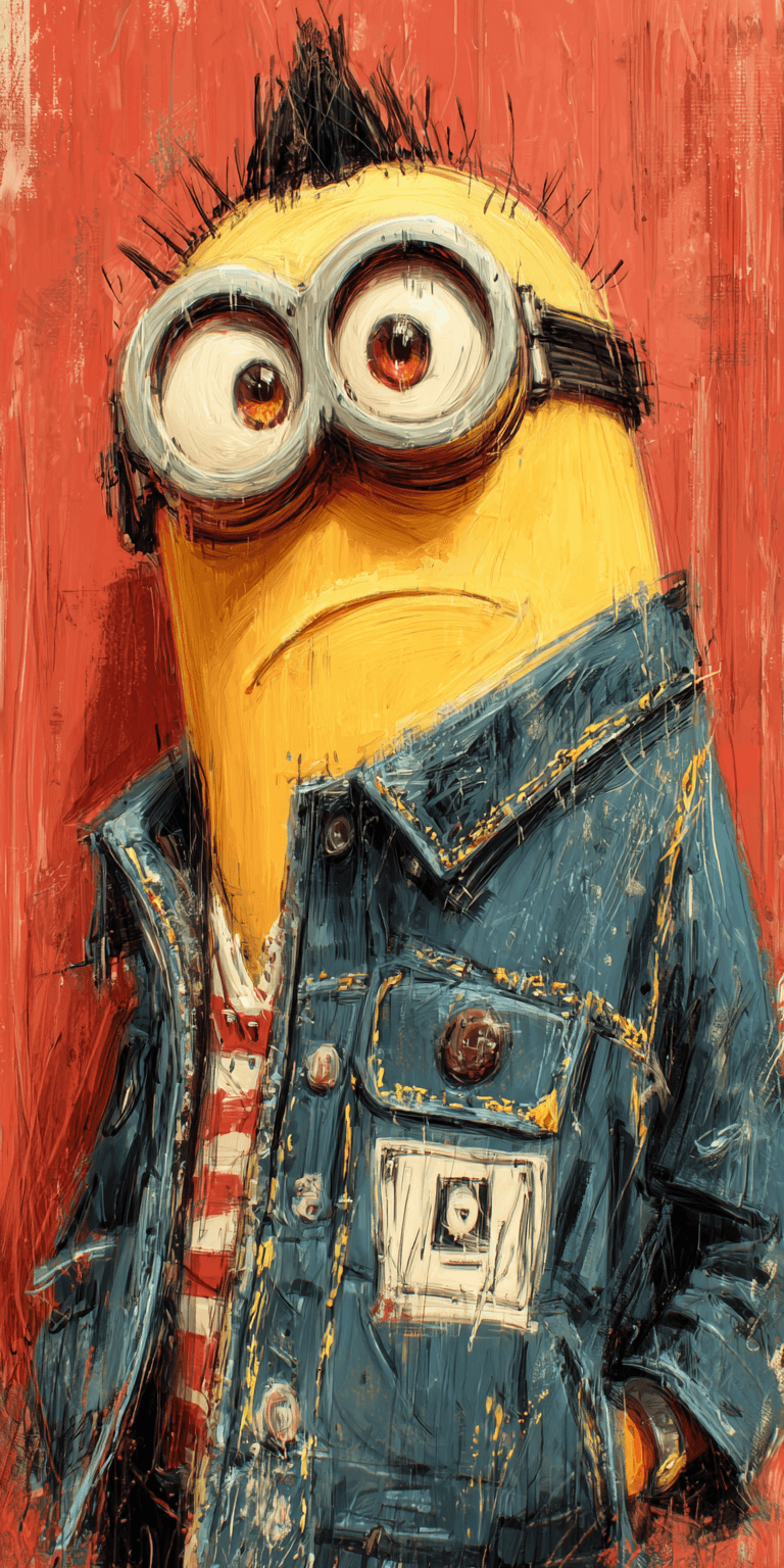 AI generated: minion, illustration, in the style of Pixar --chaos 75 --ar 1:2 --stylize 750 --v 7