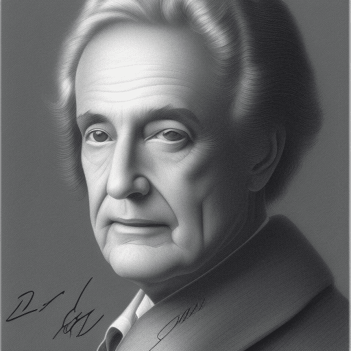 AI generated: pencil signature with the name "Zicarelli"