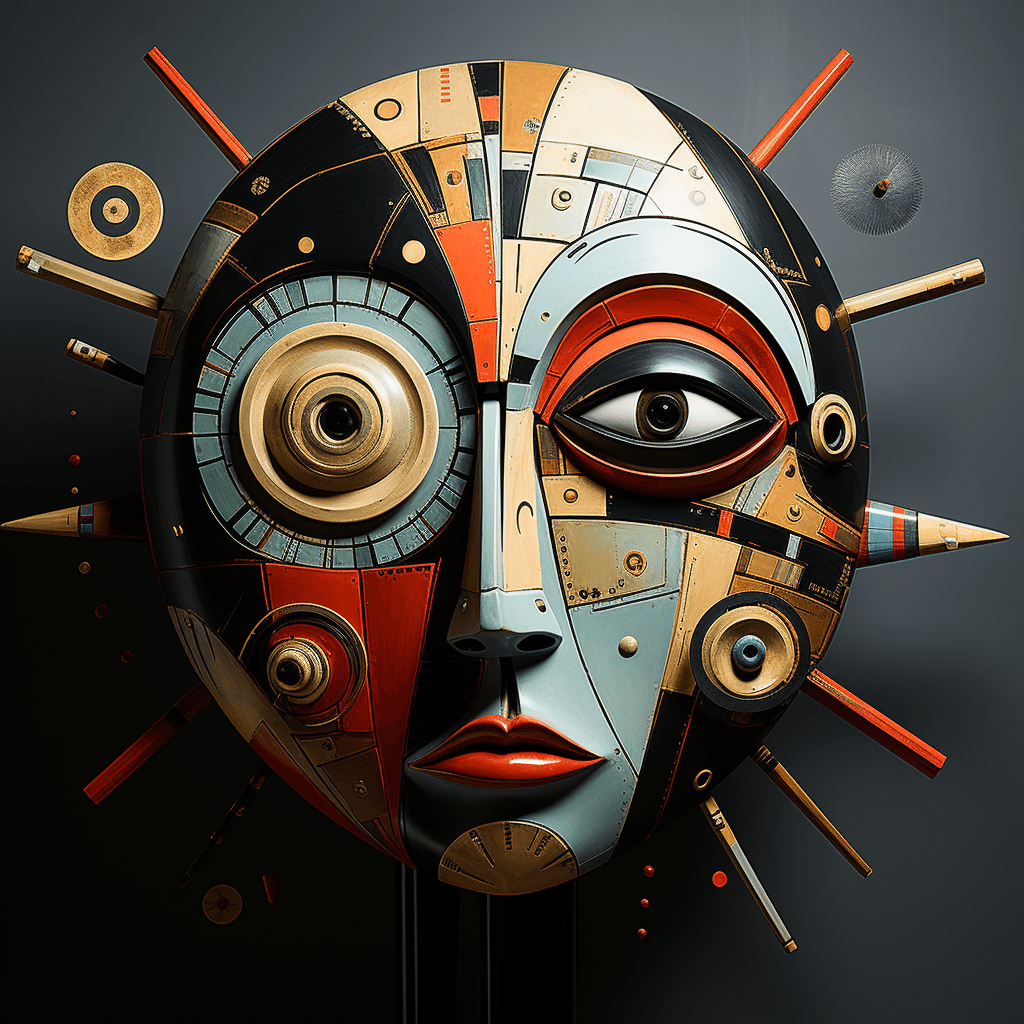 AI generated: Picasso painting of Extraterrestrial Aliens 3D