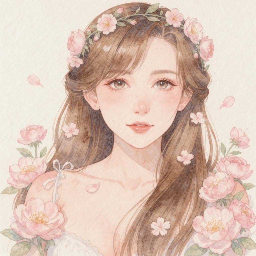 AI generated: "Portrait of a beautiful flower princess!!! petals!! flowers!!", insanely detailed and intricate dig...