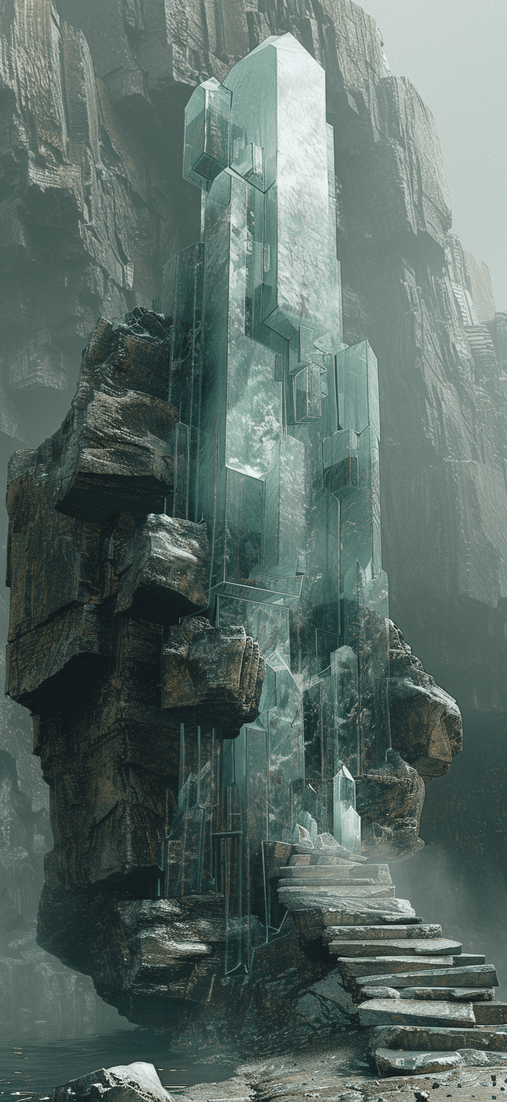 AI generated: atoms 3d modeling of metals, in the style of daniel libeskind, realistic hyper-detailed rendering, c...