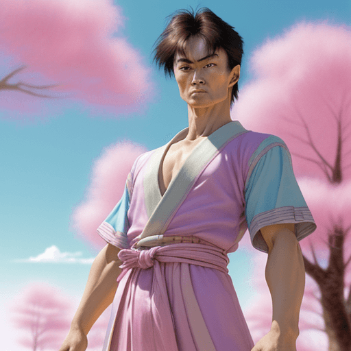 AI generated: hanzawa, conan style, young man, pastel colors, sunshine, colorful, detailed rendering, insanely int...