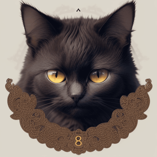 AI generated: Duolingo, cat, intricate, highly detailed, 8k