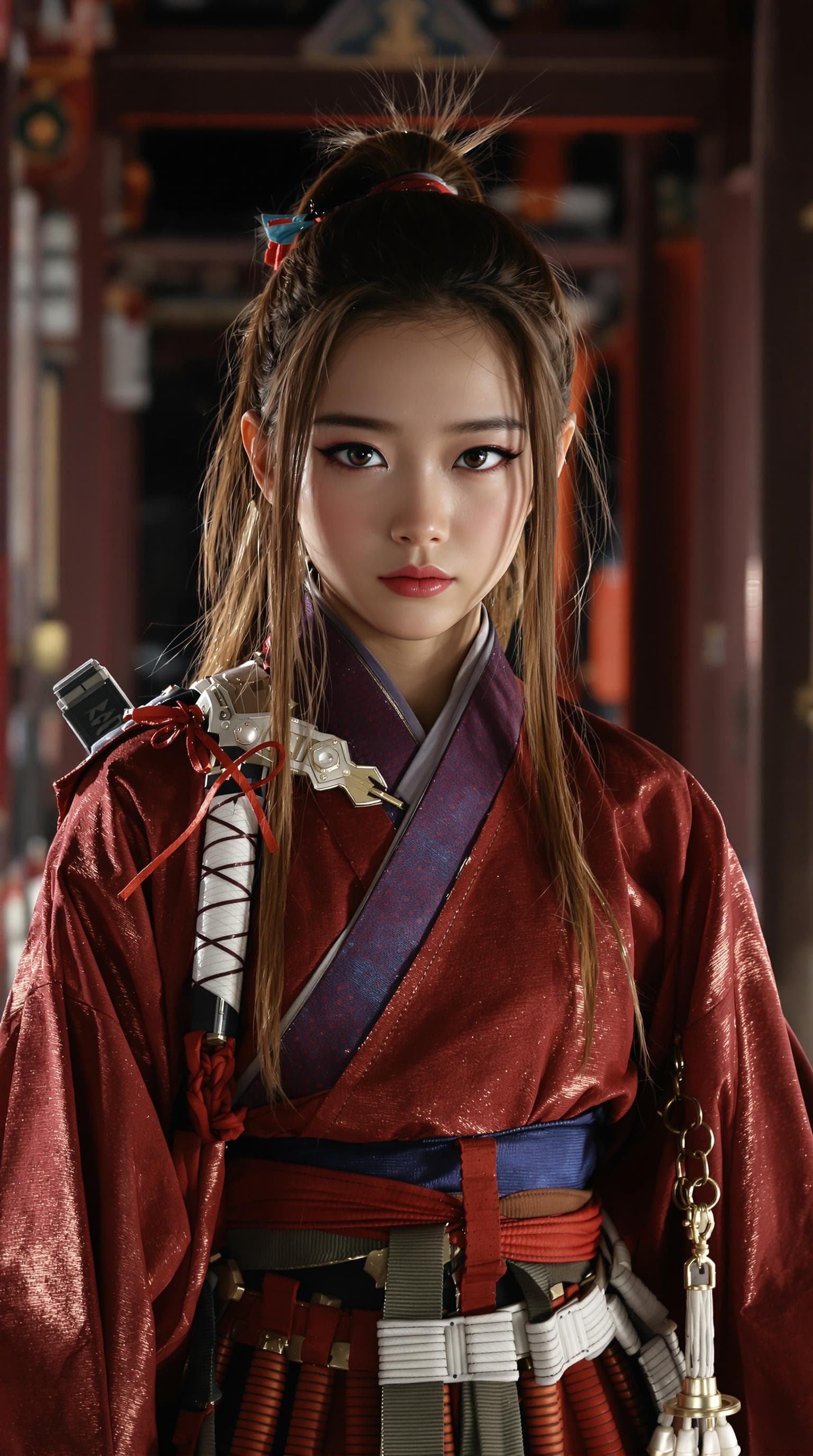 AI generated: a professional photo of a exceptionally the most girl in the world (age 12), (twelve year old), Japa...