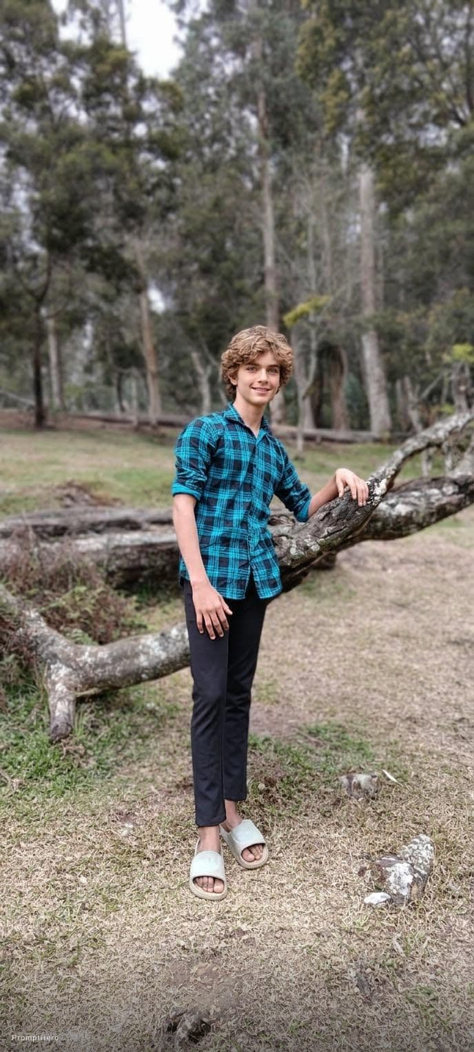 AI generated: cute white boy.