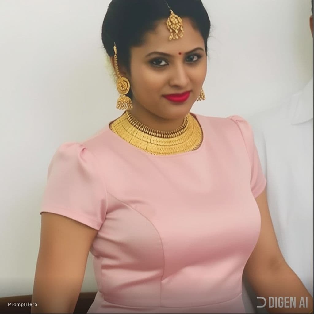 AI generated: Showing her breast in bra 