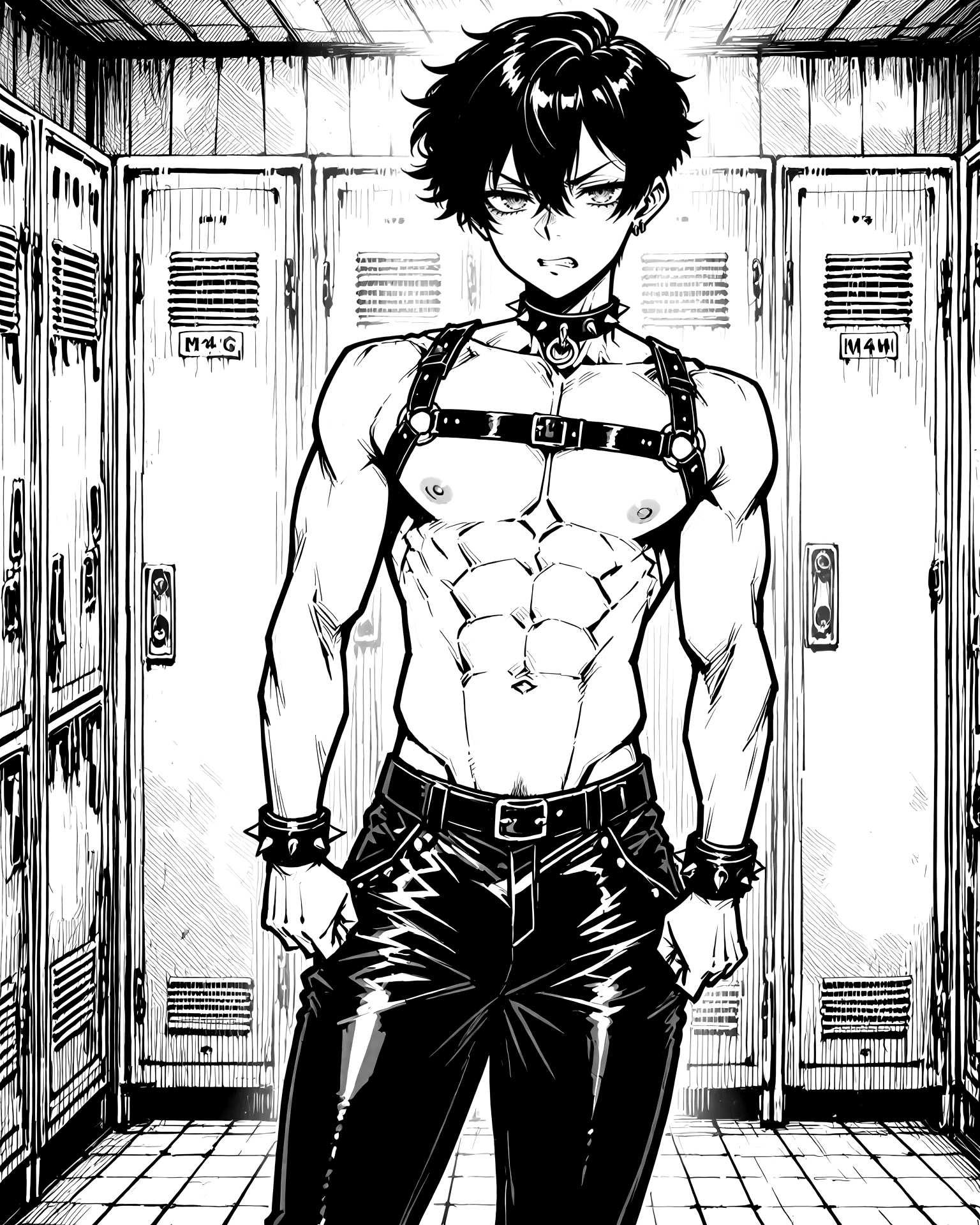 OC Damien (Muscular Femboy/Twink)
