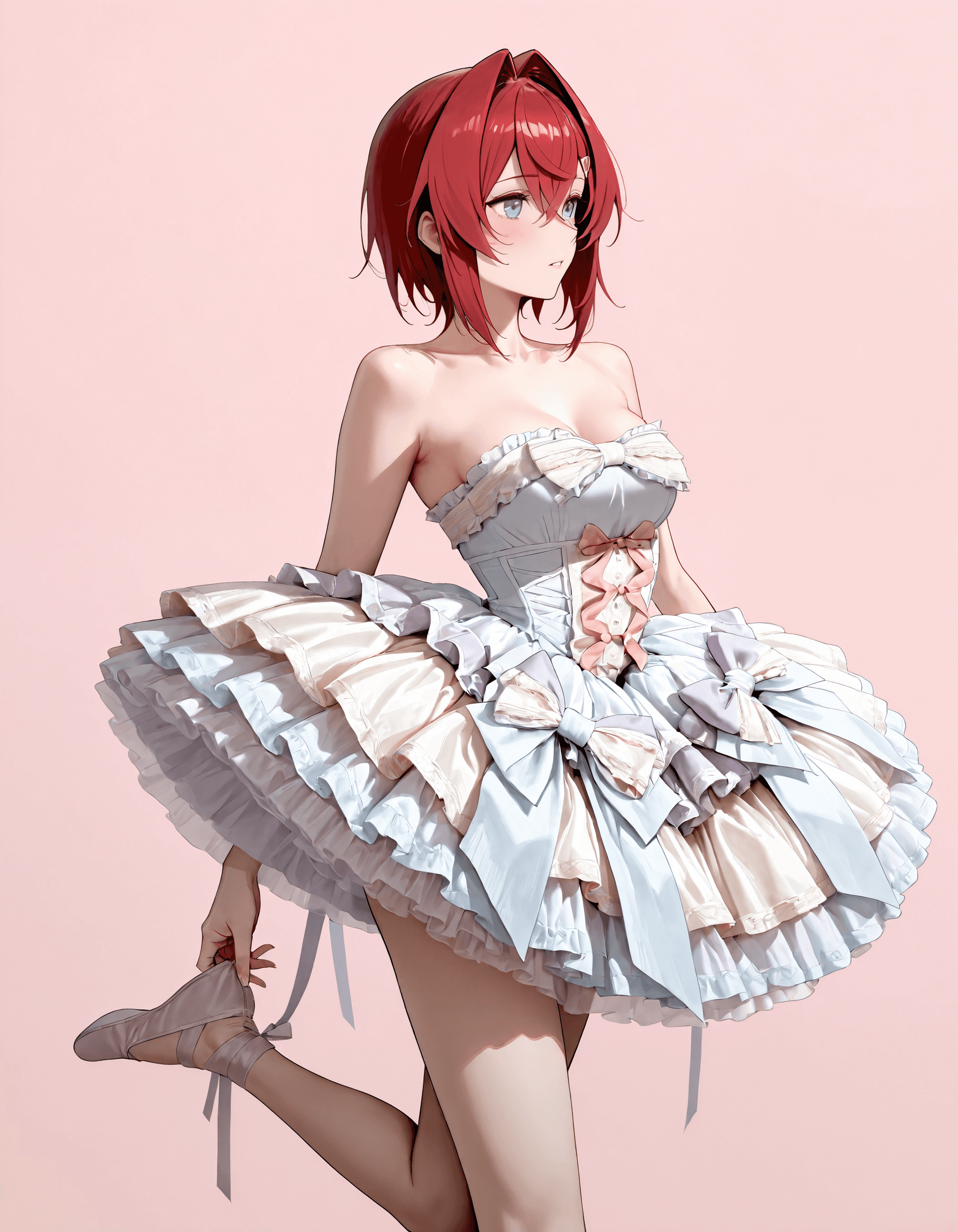 Ballet Style Bow Dress - Image 4