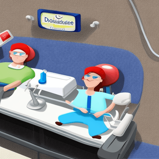 AI generated: The dentist's office celebrates heat-free days