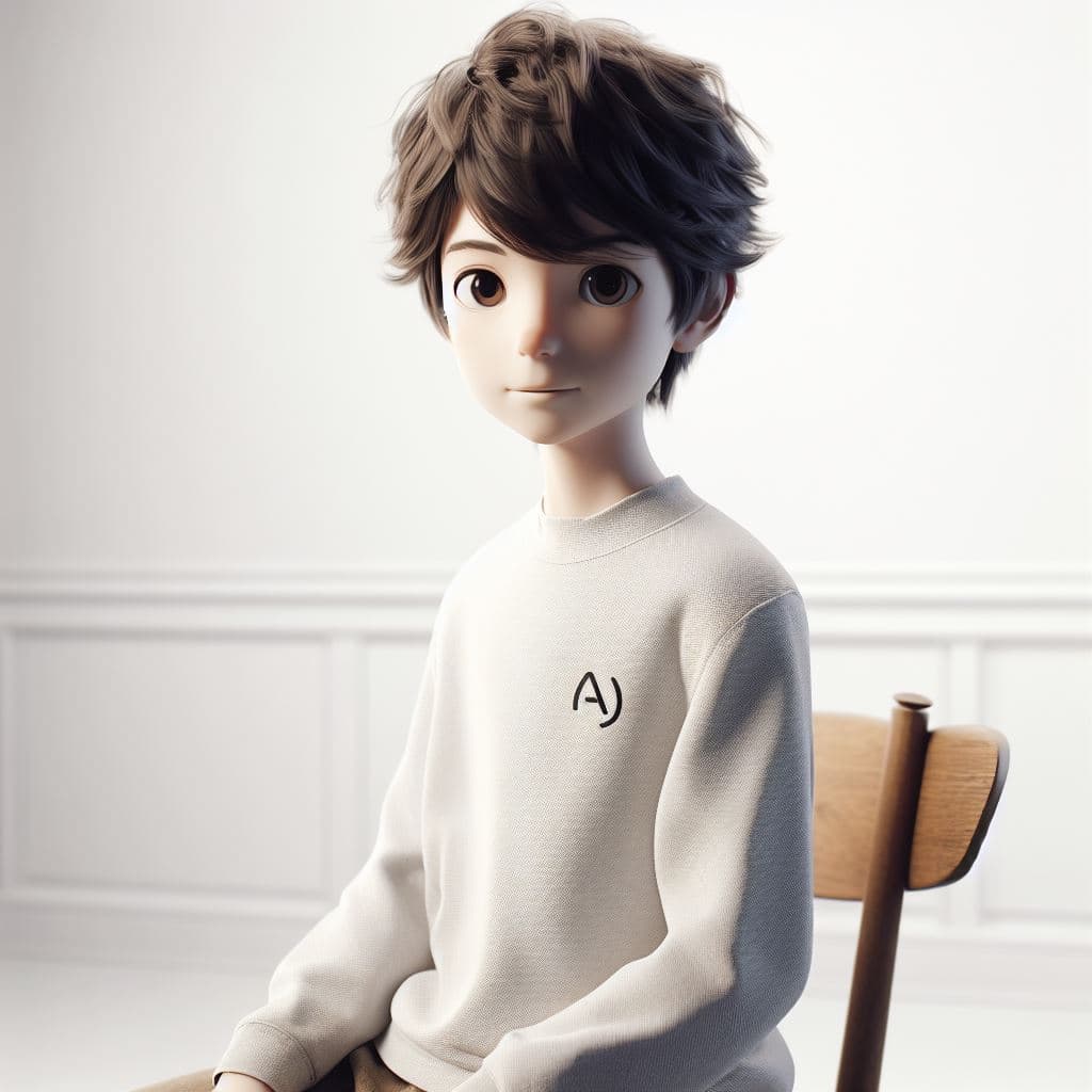 AI generated: a realistic AI boy