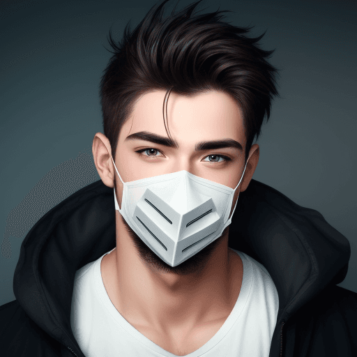 AI generated: Sexy guy with cum on face