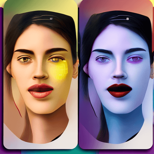 AI generated: Mobile app design, face swap, photo and video upload, neural network, intuitive UI, minimal steps, a...