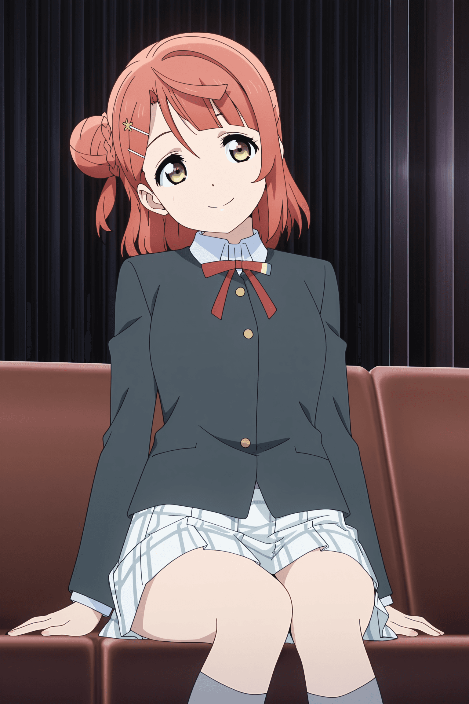 Love Live! characters - Nozomi Tojo, Ayumu Uehara, Eli Ayase, Mari Ohara, Alisa Ayase, Director Minami, Mari Ohara's Mother
