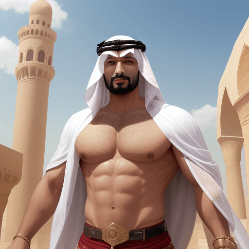 AI generated: a big araber
