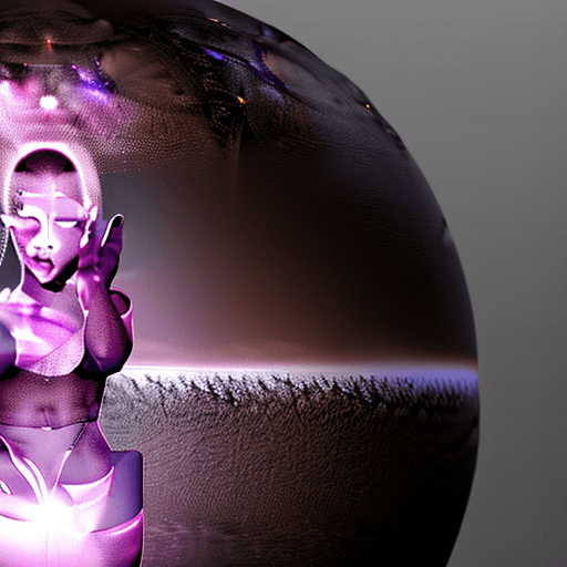 AI generated: full body of a beautiful girl, women taken a dark plasma  orb with lighting ,perfect face detailed, ...