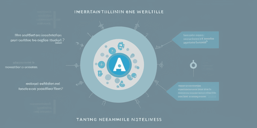 AI generated: Can you create a graphic that shows an AI model delivering relevant, meaningful, responsible, and et...