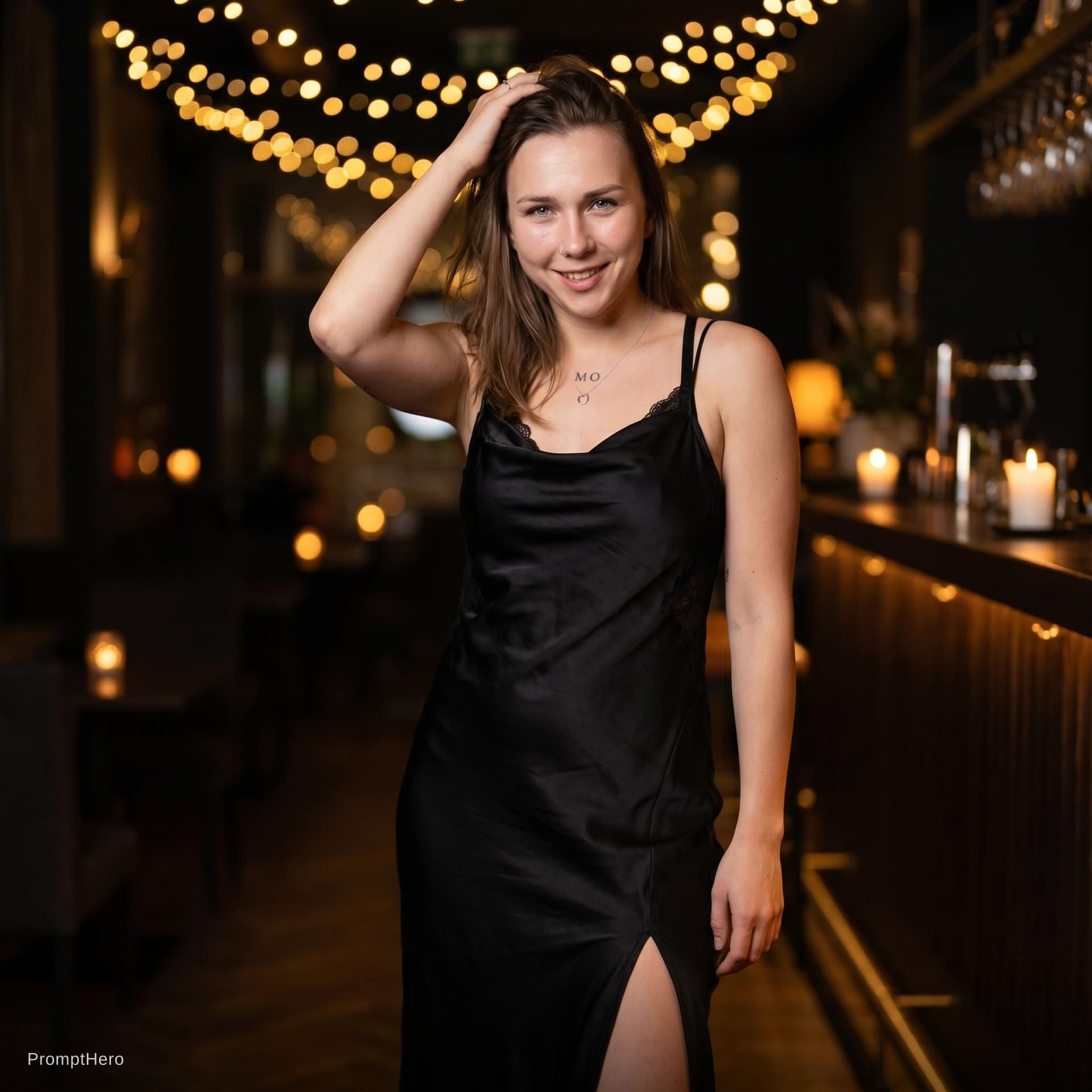 AI generated: make a sexy pose diferent sexy dress