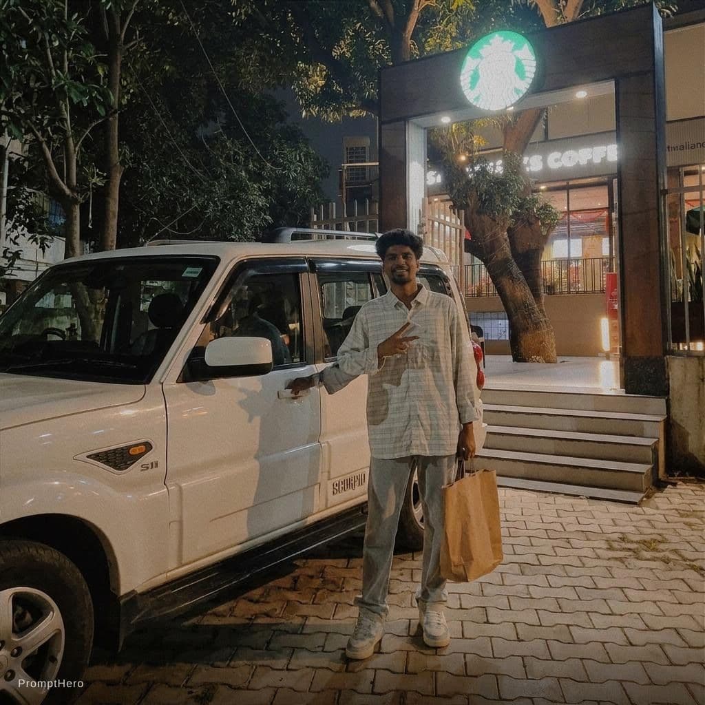 AI generated: Standing beside the Scorpio S11 

