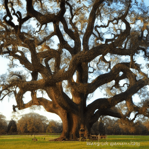 AI generated:  Life in the Big Oak Tree